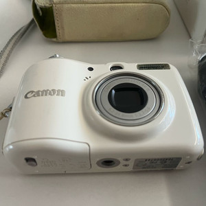 캐논 PowerShot E1 화이트 디지털 카메라 이미지