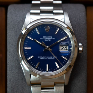 롤렉스 오이스터 퍼페츄얼 15000 청판 오토매틱 빈티지 시계 이미지