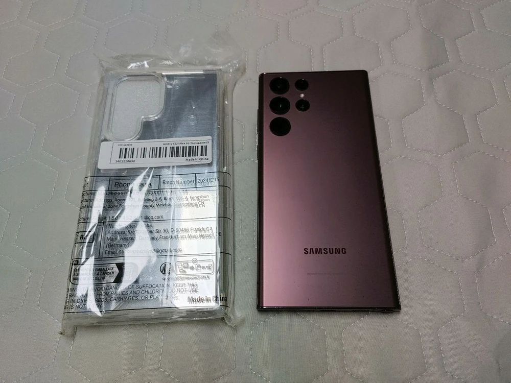S급 ㅡ 갤럭시 S22 울트라 256GB + 새케이스,강화유리 이미지
