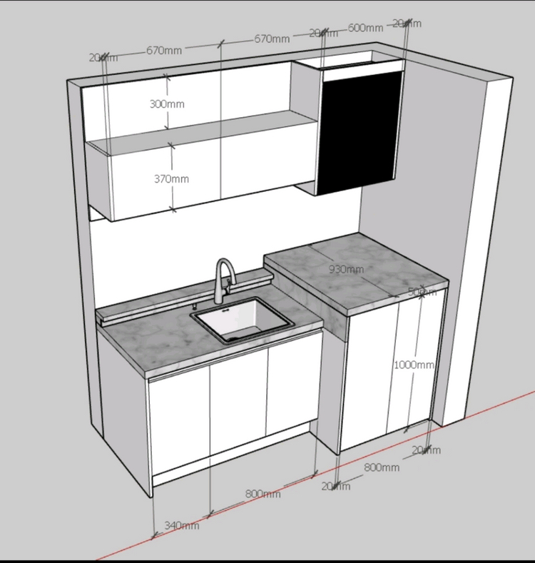 리바트 싱크대 팝니다 이미지