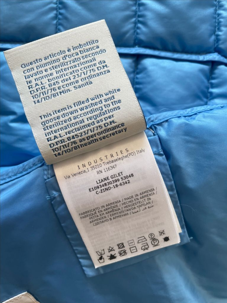 정품 몽클레어 경량베스트 리안 이미지