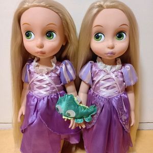 (택포)정품 디즈니 베이비돌 라푼젤 2체일괄/ 베돌/ 빈티지인형 이미지