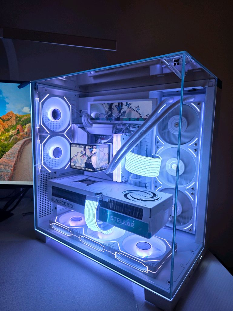 9950x3d rtx5090 화이트 최고사양 PC 이미지