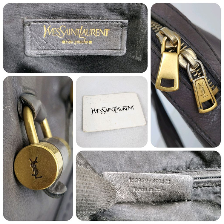 정품 생로랑(입생로랑) 뮤즈백 그레이 라지 이미지