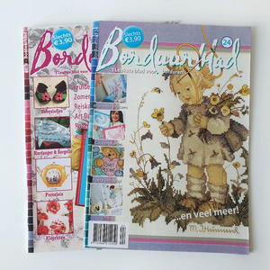 네덜란드 Borduurblad 십자수 잡지 2권 일괄가격 이미지