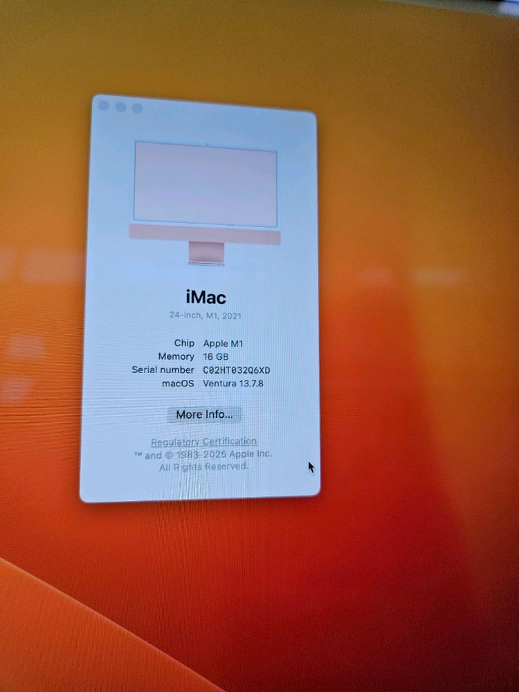 아이맥 24인치 M1 16G 1TB 풀 구성 이미지