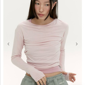 무브웜 워머 티셔츠 (핑크 M) 이미지