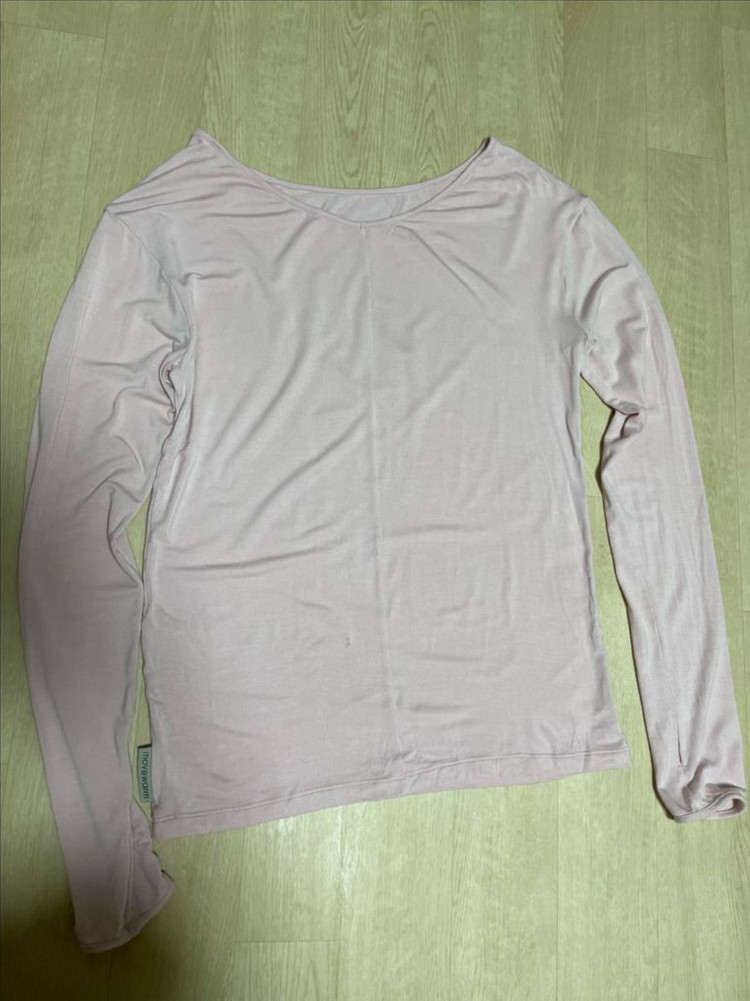 무브웜 워머 티셔츠 (핑크 M) 이미지