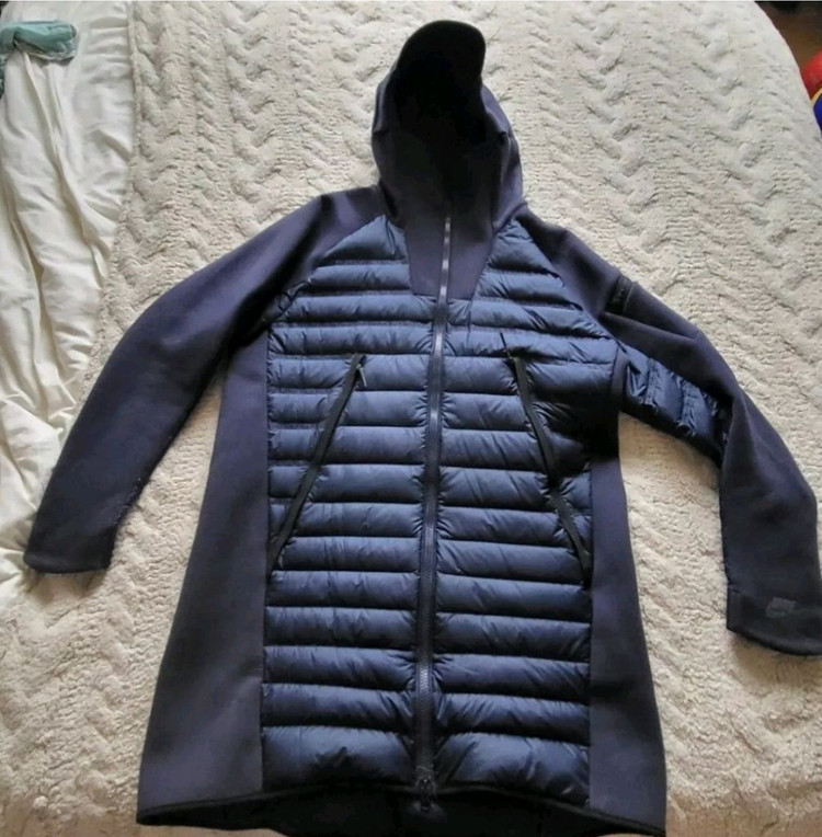 나이키 테크플리스 에어로로프트 구스다운 롱패딩자켓 L(105) 이미지