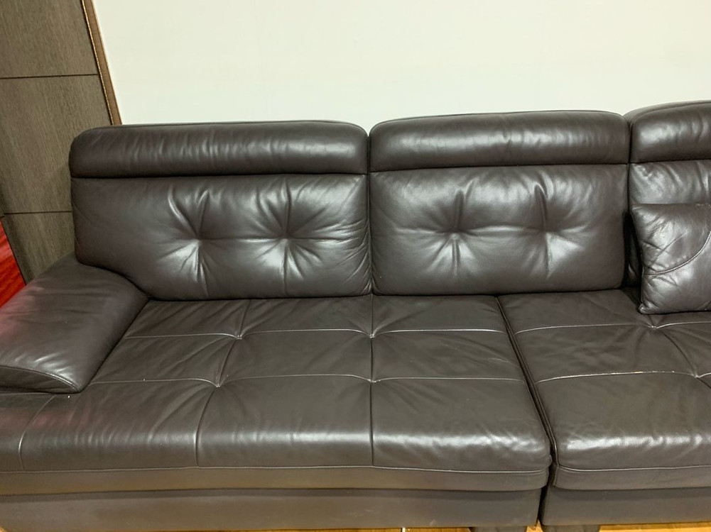 대형 가죽 소파 4~5인용 저렴하게 판매합니다! 이미지