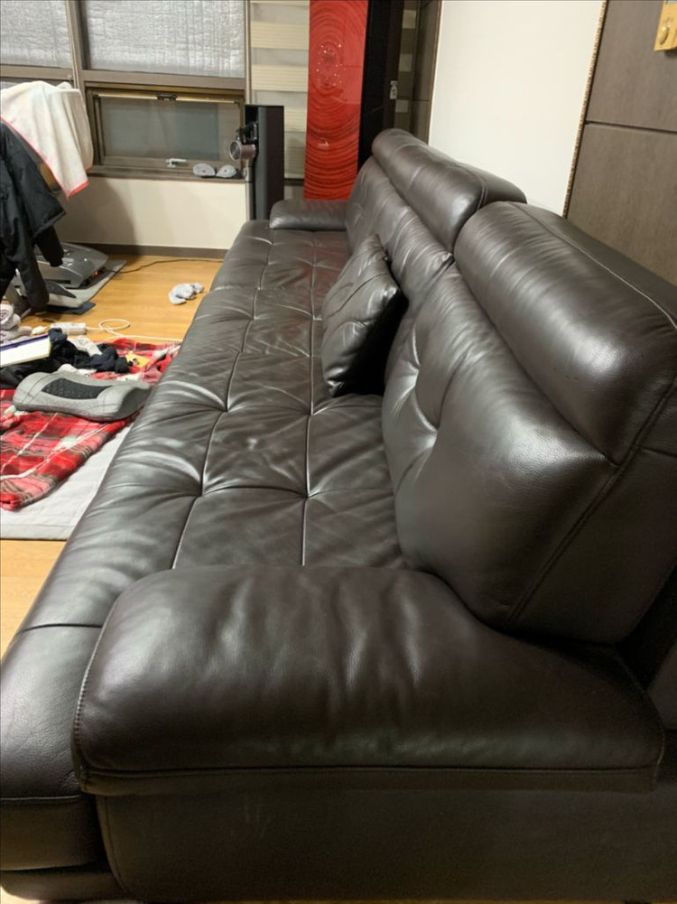 대형 가죽 소파 4~5인용 저렴하게 판매합니다! 이미지