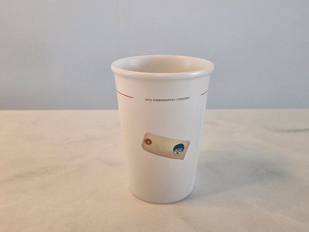 김동률 콘서트 2012 감사 컵 굿즈, 크리스마스앨범 한정판 머그컵 텀블러 이미지