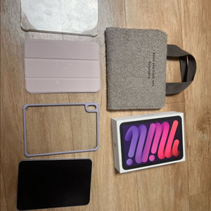 아이패드 미니7 셀룰러 퍼플+짭플펜슬 이미지