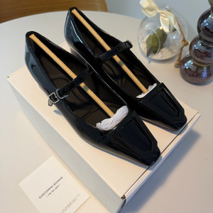 슈콤마보니 플랫 메리제인 슈즈 235-240mm 실착 1회(정가34만원) 이미지