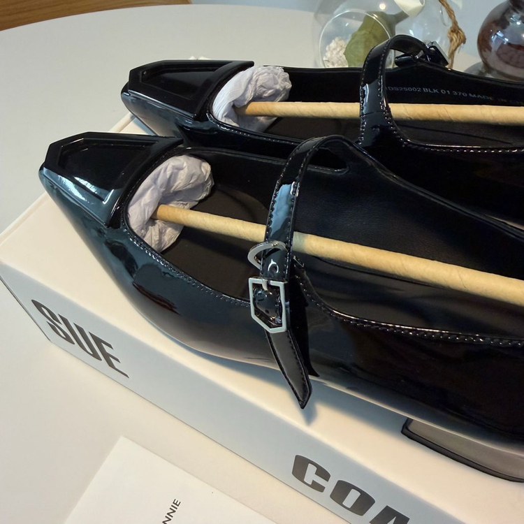 슈콤마보니 플랫 메리제인 슈즈 235-240mm 실착 1회(정가34만원) 이미지