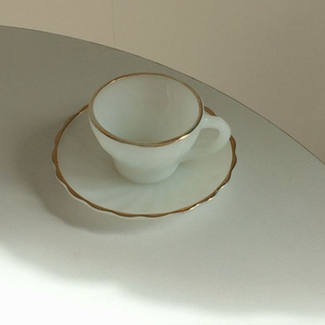 빈티지) 빈티지 앵커호킹 22k 골든쉘 에스프레소잔+소서 이미지