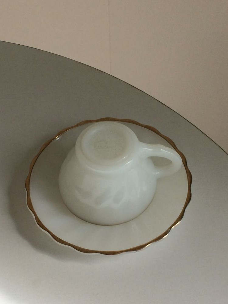 빈티지) 빈티지 앵커호킹 22k 골든쉘 에스프레소잔+소서 이미지