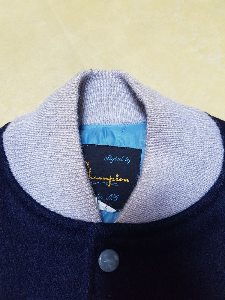 [L] 70년대 빈티지 챔피온 바시티 자켓 MADE IN U.S.A. 이미지