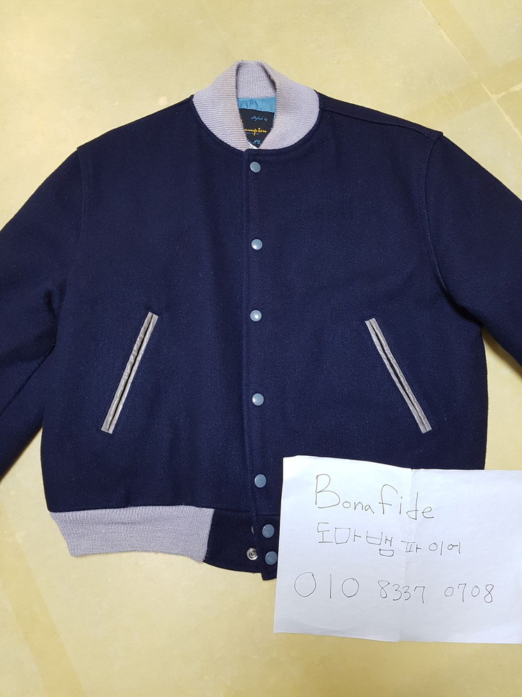 [L] 70년대 빈티지 챔피온 바시티 자켓 MADE IN U.S.A. 이미지