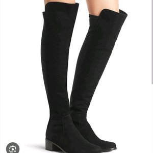 스튜어트 와이츠먼 리저브 스웨이드 오버 더 니 부츠 블랙 컬러 35 사이즈 이미지