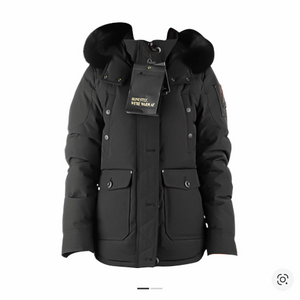 무스너클 오닉스 양기유 자켓 퍼 블랙 패딩 이미지