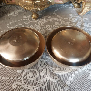 유기그릇(놋그릇)이용구2인세트 이미지