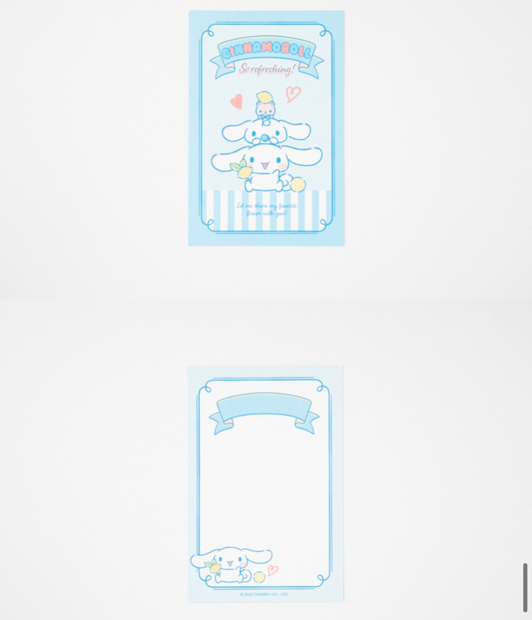 산리오 시나모롤 후르츠 유리컵 이미지