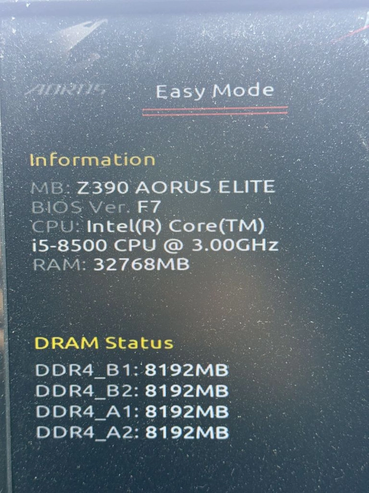 기가바이트 Z390 AORUS ELITE 메인보드 이미지