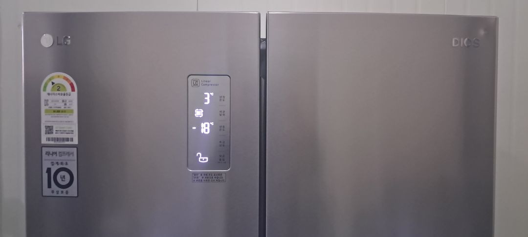 1624 엘지디오스 910L 4도어양문형냉장고(메탈) 이미지