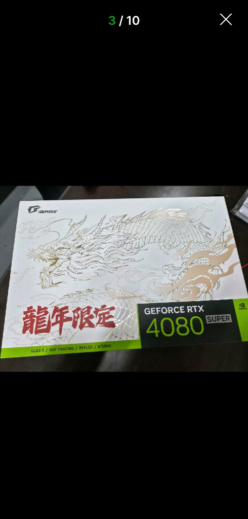 급매 - [내용 필독] RTX 4080S super 불칸 화이트 OC 용에디션 판매 합니다 이미지