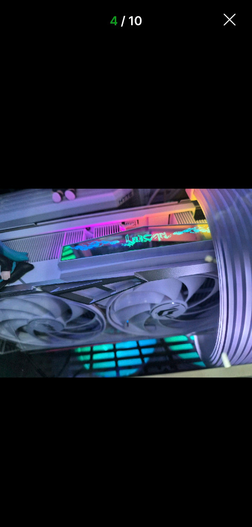 급매 - [내용 필독] RTX 4080S super 불칸 화이트 OC 용에디션 판매 합니다 이미지