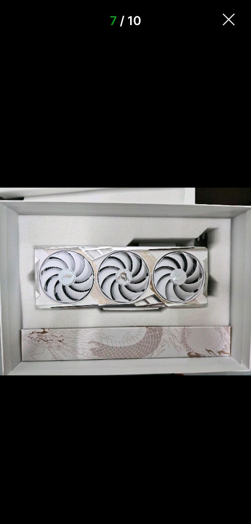 급매 - [내용 필독] RTX 4080S super 불칸 화이트 OC 용에디션 판매 합니다 이미지