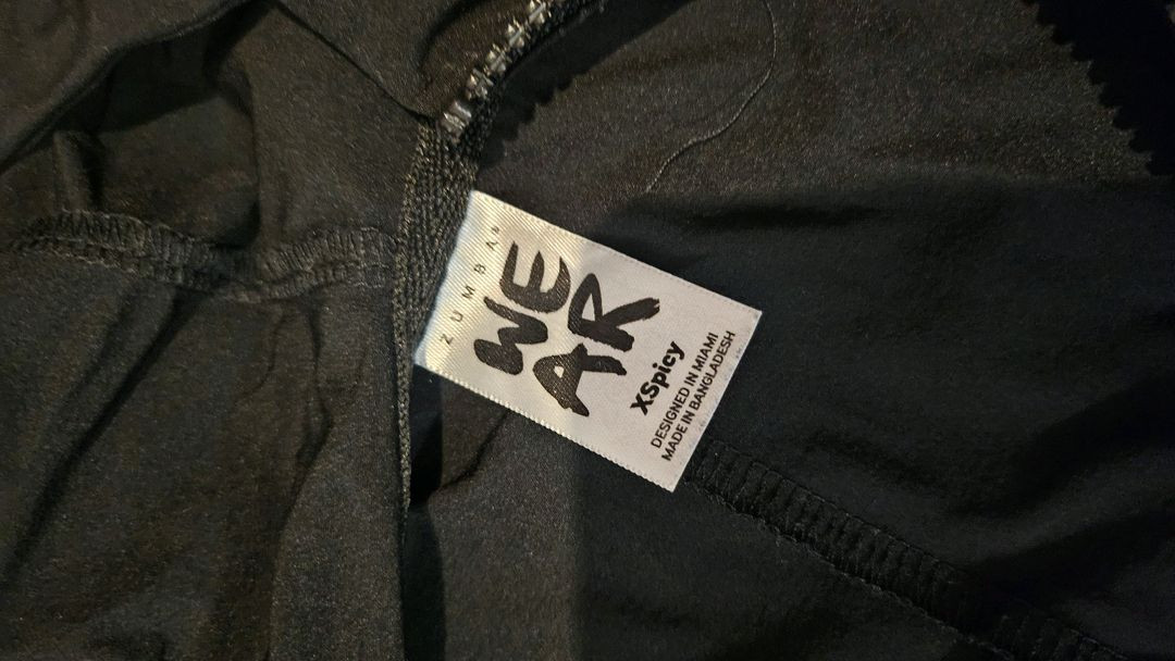 줌바웨어 상의 XS 이미지