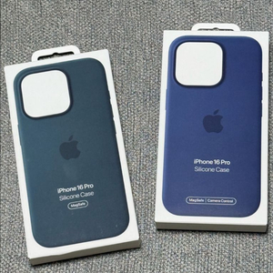 애플 아이폰 16프로 실리콘 케이스 (미개봉) 이미지