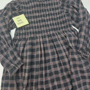 동그라미마켓 체크 여아 원피스 J1 사이즈 이미지