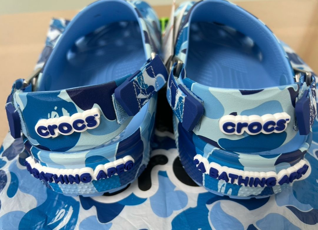 280 크록스 베이프 클로그 옥시전 블루 미시착 새상품 이미지