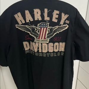 할리데이비슨 반팔 셔츠 L 이미지