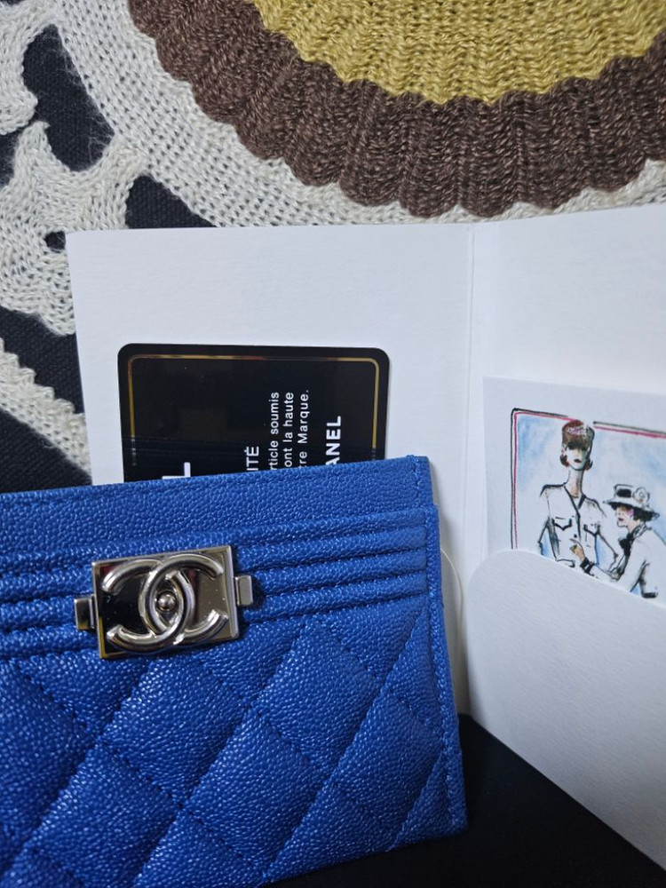 샤넬 보이카드지갑(새상품) 이미지