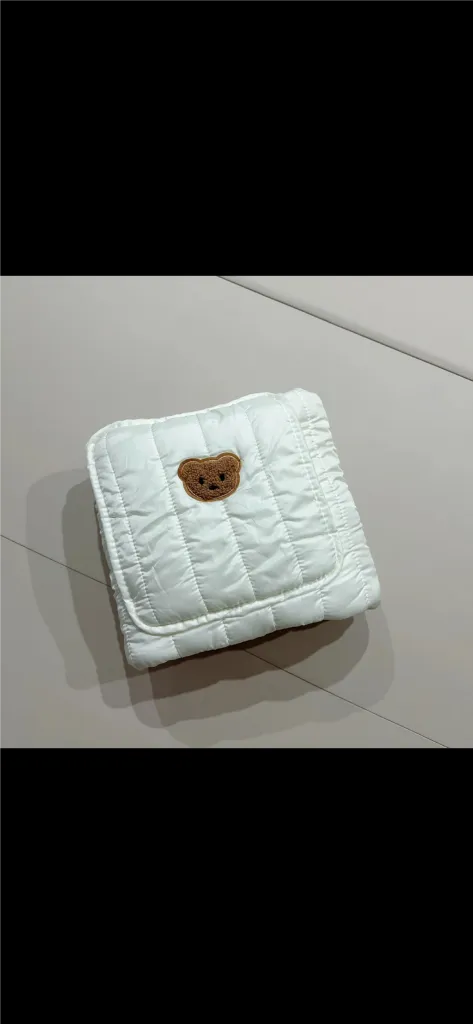 베베몽드 곰돌이 아기띠 워머 아이보리 이미지