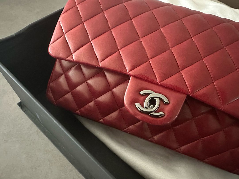 샤넬 램스킨 클래식 미듐 체인 숄더백 이미지