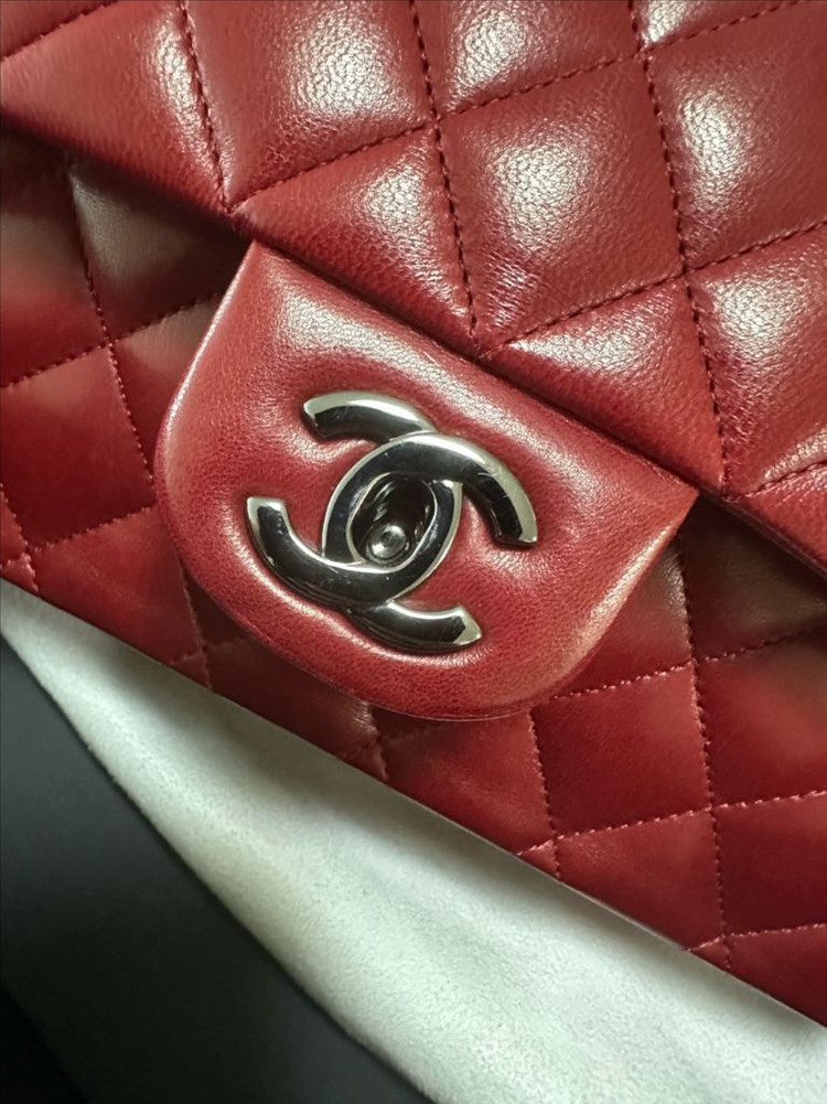 샤넬 램스킨 클래식 미듐 체인 숄더백 이미지