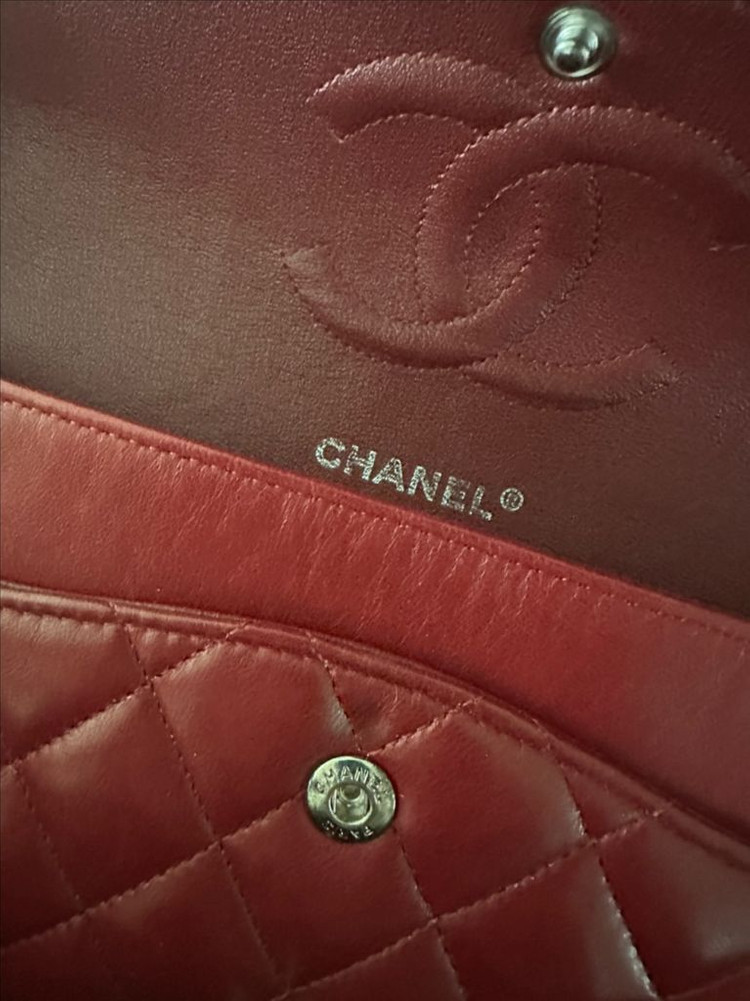 샤넬 램스킨 클래식 미듐 체인 숄더백 이미지