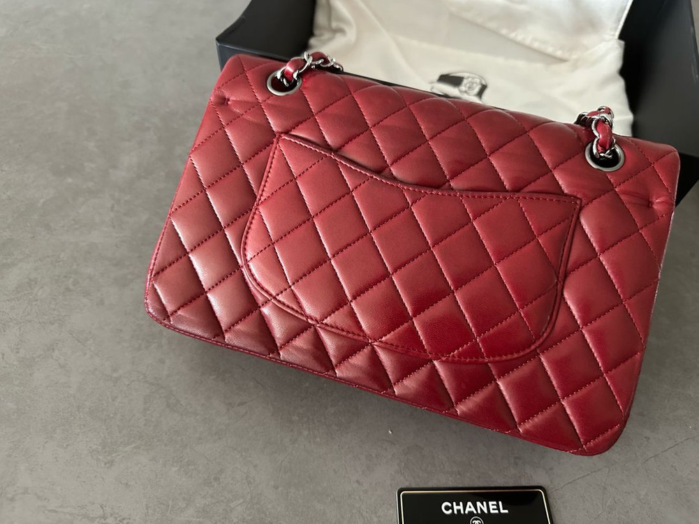 샤넬 램스킨 클래식 미듐 체인 숄더백 이미지