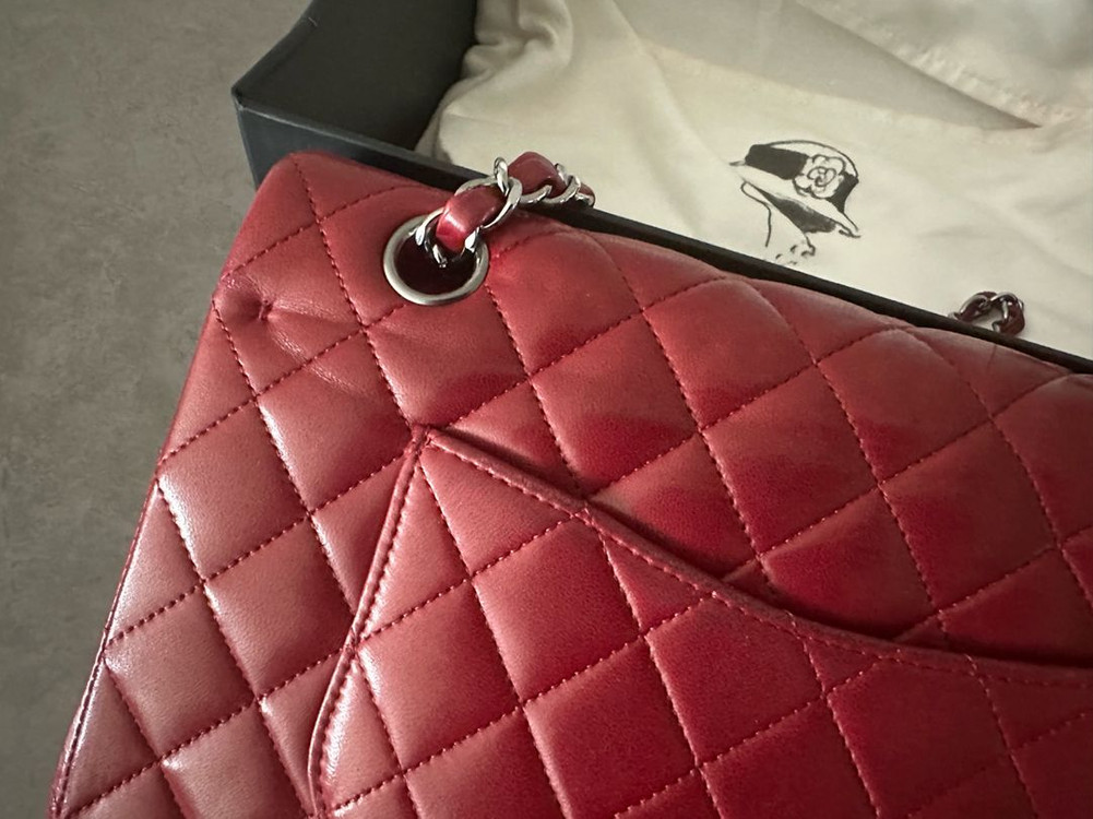 샤넬 램스킨 클래식 미듐 체인 숄더백 이미지