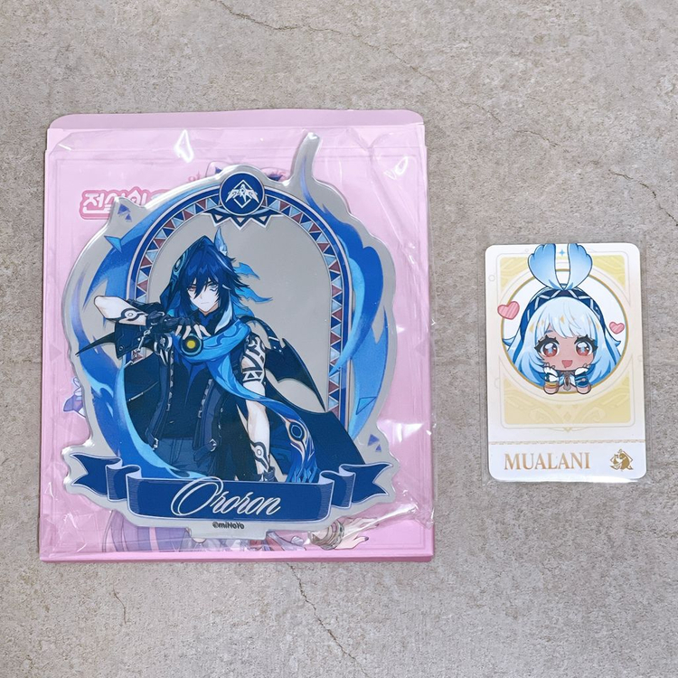 원신 올로룬 아크릴 스탠드 말라니 SD 포토카드 맘스터치 콜라보 이미지