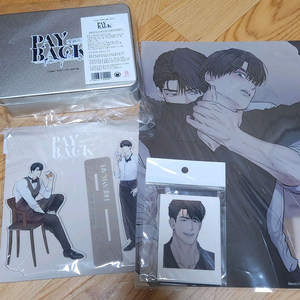 bl 페이백 봄툰 모펀 굿즈 개과천선 타투스티커 아크릴스탠드 이미지