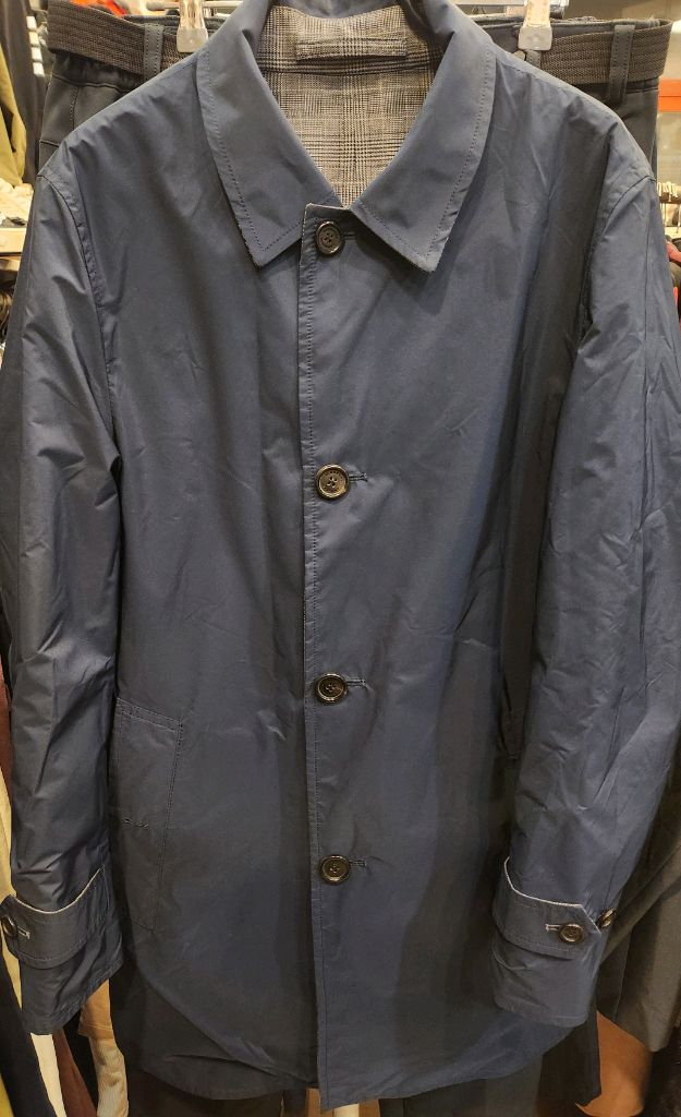 버버리 런던 체크 리버시블 남성 코트 이미지