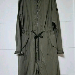 내셔널지오그래픽 후드 롱 바람막이 카키 100 이미지