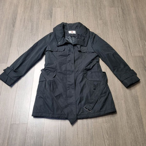 JDX골프 여성 블랙 패딩트렌치코트 90사이즈 이미지