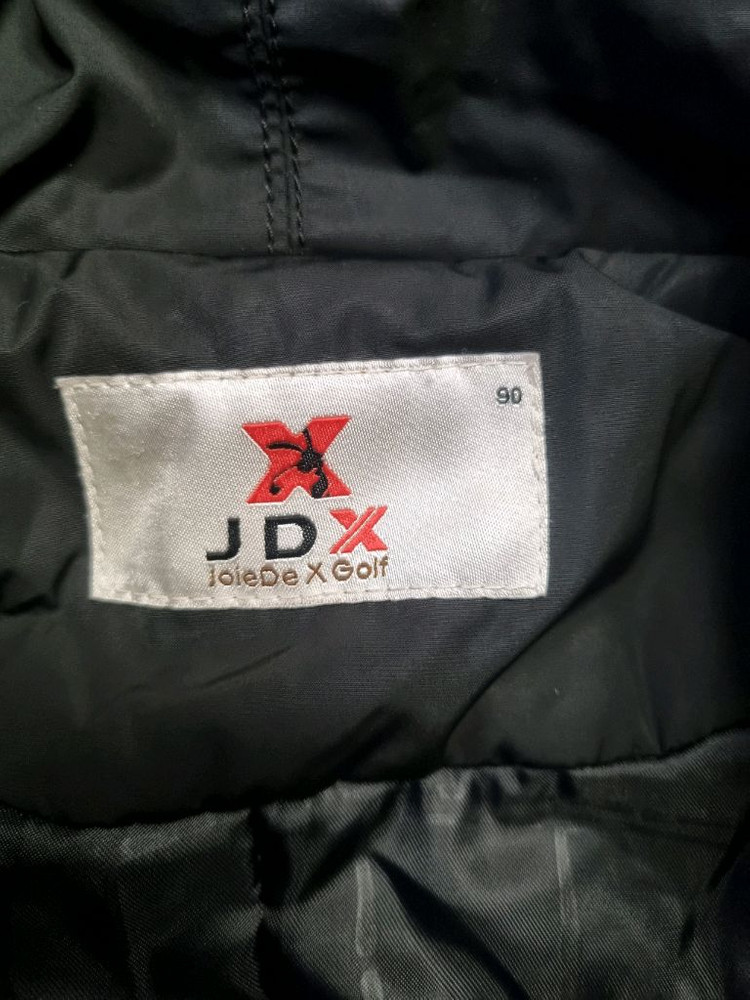JDX골프 여성 블랙 패딩트렌치코트 90사이즈 이미지